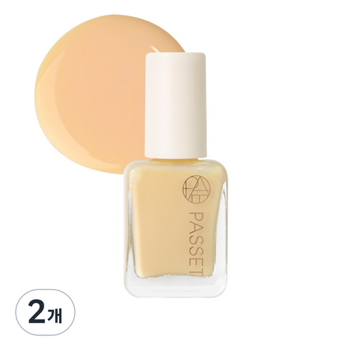 파셋 셀럽 네일컬러 폴리쉬 매니큐어 7ml, 02 스윗옐로우, 2개