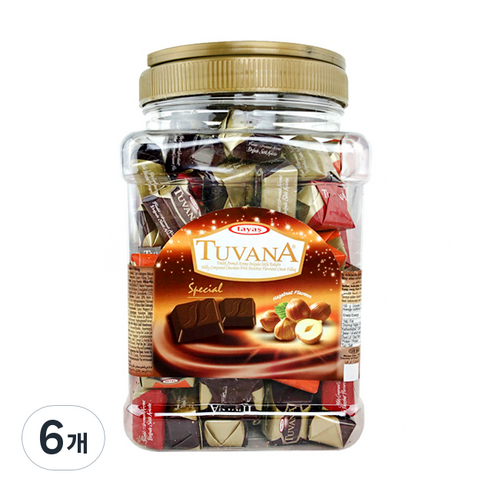 타야스 투바나 초콜렛, 1kg, 6개