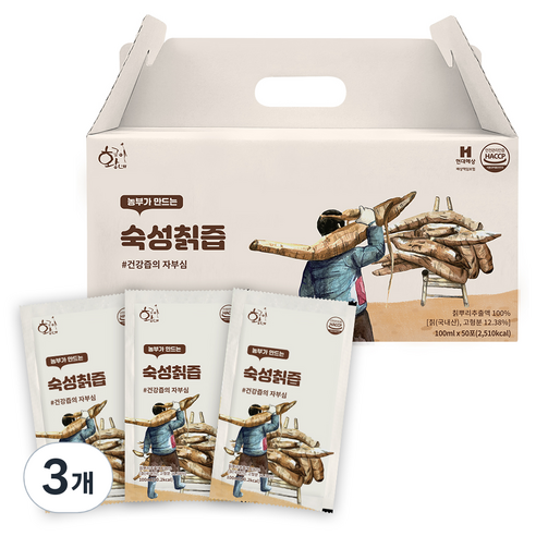 황금이네 숙성칡즙 100ml 50포, 5L, 3개