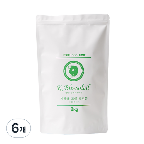 K 블레소레이유 제빵용 고급 강력분, 2kg, 6개