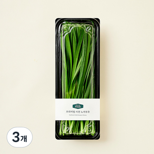 프리미엄 사천 노지부추, 200g, 3개