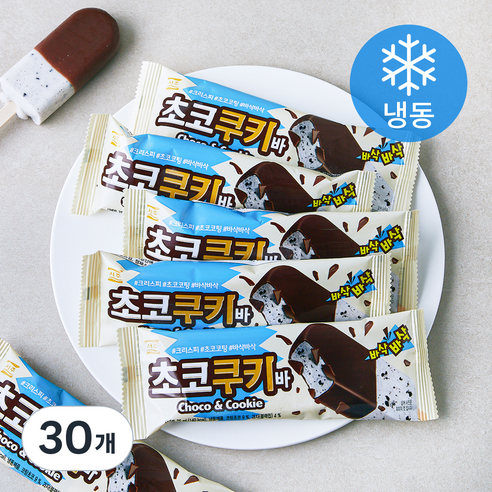 서주 초코쿠키바 (냉동), 30개, 1개입, 75ml