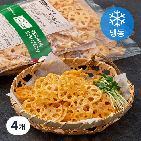 모노키친 LF 연근튀김 (냉동), 500g, 4개