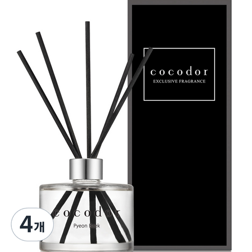 코코도르 퍼퓸 디퓨저, 편백, 200ml, 4개