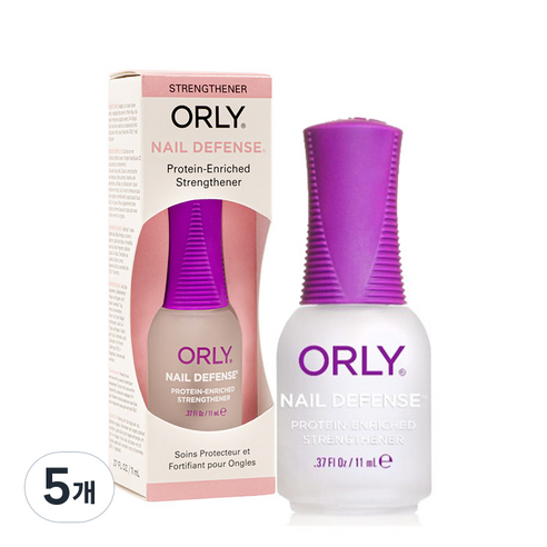오를리 네일디펜스 손톱 강화제, 11ml, 5개