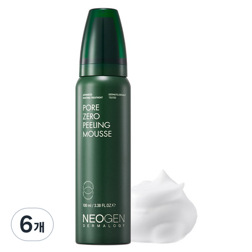 네오젠 더마로지 포어 제로 필링 무스, 6개, 100ml