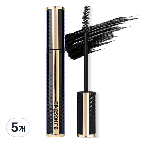 블링썸 디얼래쉬 울트라볼륨 마스카라 9ml, 딥블랙, 5개