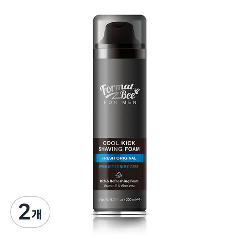포멀비 포맨 쿨킥 쉐이빙폼 후레쉬 오리지널, 200ml, 2개
