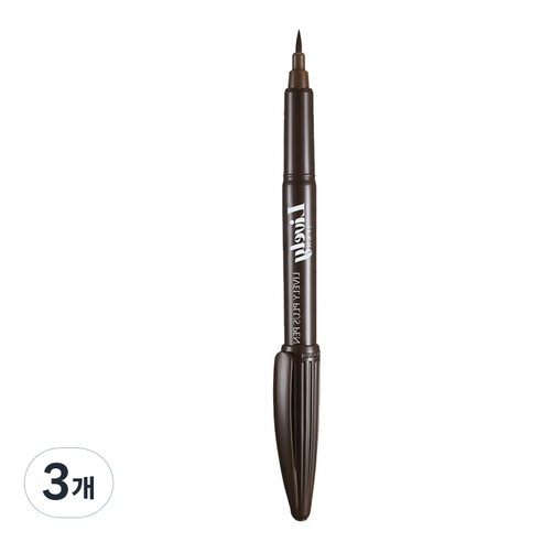 입큰 라이블리 플러스펜 아이라이너, 브라운, 3개