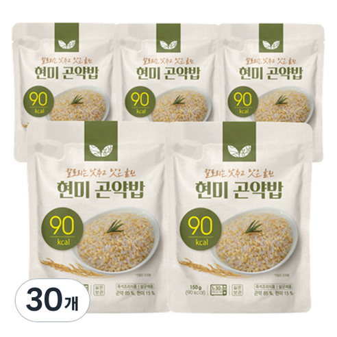 봄날인터내셔널 현미 즉석 곤약밥, 150g, 30개