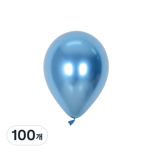 셈퍼텍스 리플렉스 풍선 13cm, 블루, 100개