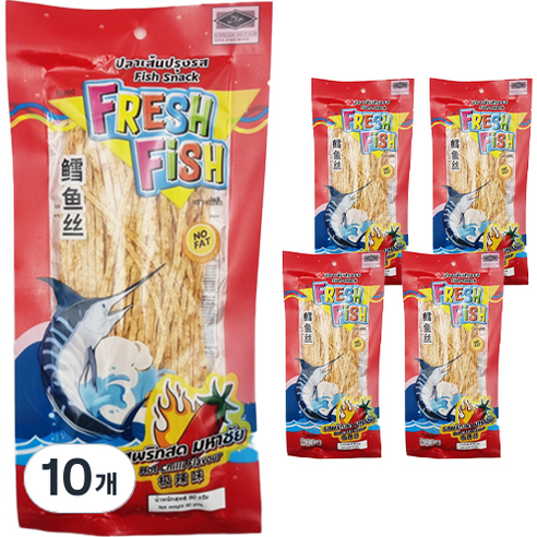 프레쉬 핫칠리 피쉬스낵, 85g, 10개