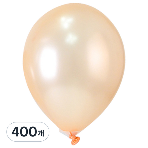 파티쇼 고급 펄 장식풍선 15cm, 피치, 400개
