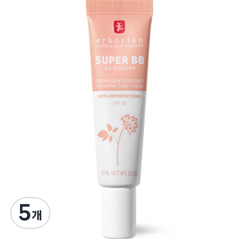 에르보리앙 슈퍼 BB SPF25, 클레어, 15ml, 5개