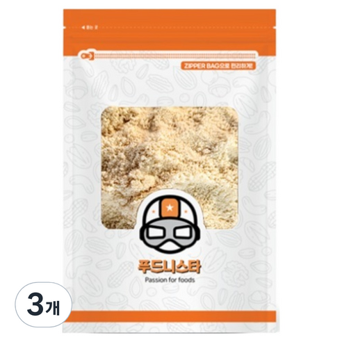 푸드니스타 아몬드분말 95%, 1kg, 3개