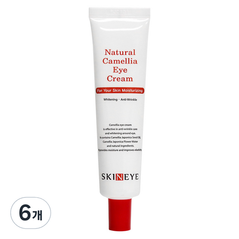 스킨아이 내추럴 발효 동백 아이크림, 30ml, 6개