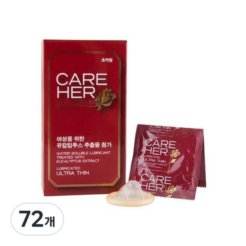 케어허 콘돔, 12개입, 6개