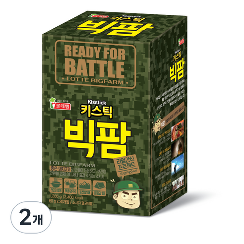 키스틱 빅팜 소시지 60g x 20p, 1200g, 2개