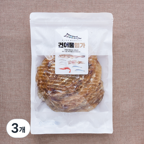 해맑음 조미 쥐치포, 3개, 300g
