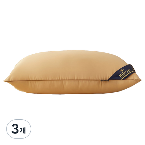 비투윈 편안한 베개솜 800g, 카멜, 3개