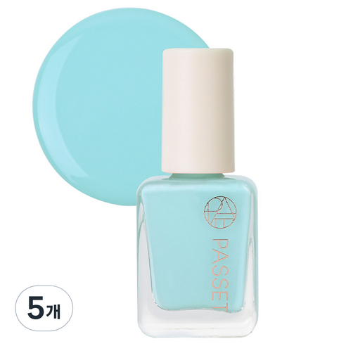 파셋 셀럽 네일컬러 폴리쉬 매니큐어, 74 민트드림, 7ml, 5개