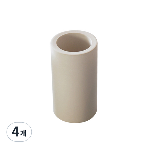 그란덱스 규조토 칫솔통, 아이보리, 4개