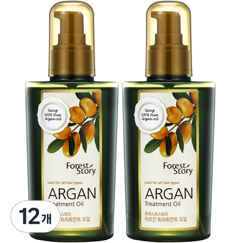 포레스트스토리 아르간 오일 헤어에센스, 120ml, 12개
