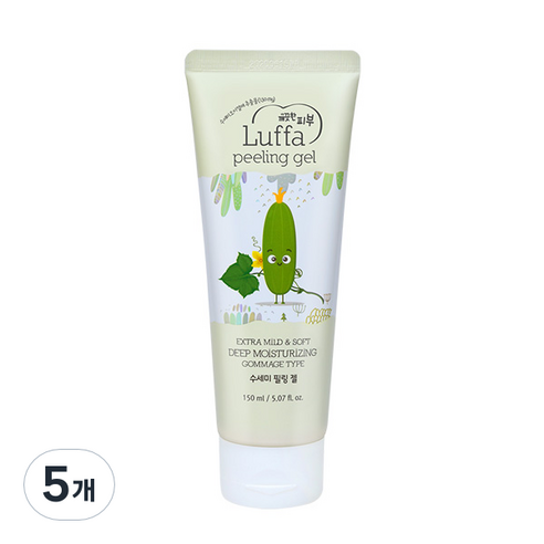 에스폴리오 수세미 필링 젤, 150ml, 5개