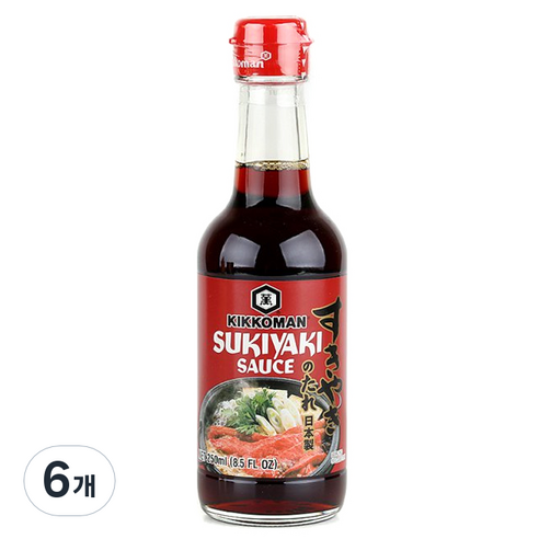 기꼬만 스키야키 소스, 250ml, 6개