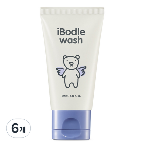 아이보들 페이스 바디워시 그린플로랄향, 6개, 40ml