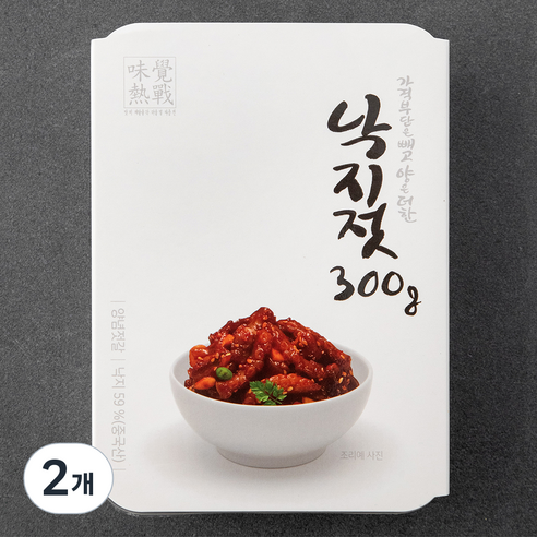 낙지젓, 300g, 2개