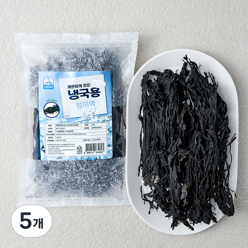 주일상사 깨끗하게 씻은 냉국용 참미역, 70g, 5개