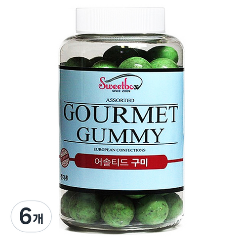 스위트박스 민트 앤 초코칩 말트볼 초콜릿, 300g, 6개