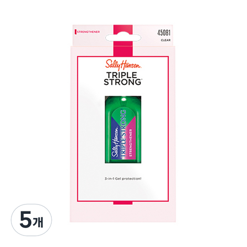 샐리한센 트리플스트롱 손톱 강화제, 13.3ml, 5개