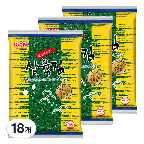삼육김 전장김, 20g, 18개