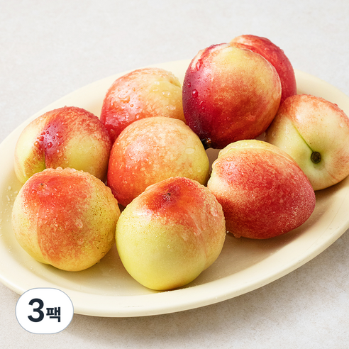 경산농협 옹골찬 GAP 인증 경산 신비복숭아, 800g, 3팩