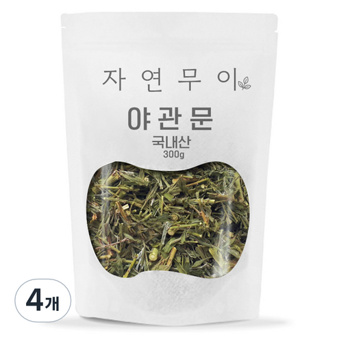 자연무이 건조 야관문 비수리, 300g, 4개