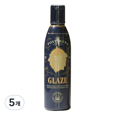 포스티보나 레드 발사믹 글레이즈, 5개, 250ml
