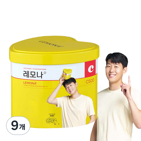 경남제약 레모나 산 손흥민 에디션, 140g, 9개