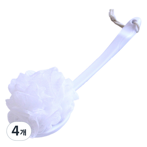 버블 바디브러쉬, 화이트, 1개입, 4개