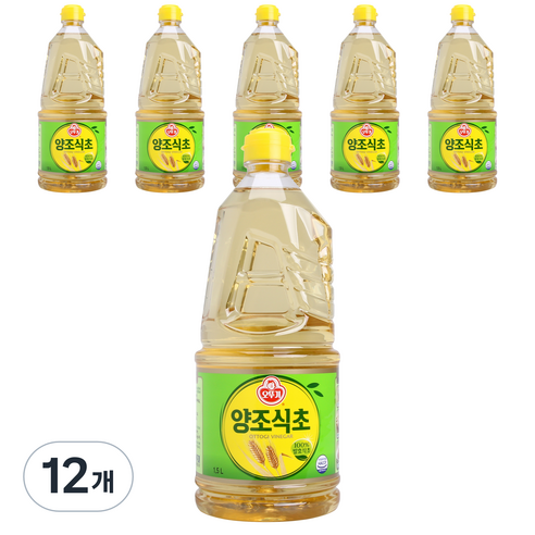 오뚜기 양조식초, 12개, 1.5L