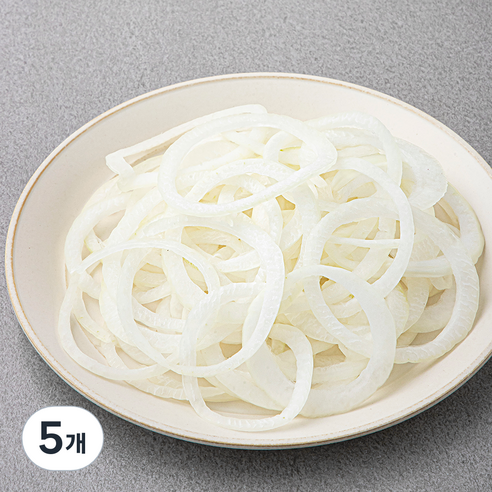 무안 양파 슬라이스, 250g, 5개