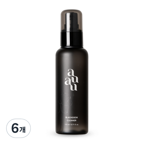 아유아유 블랙쏙 클리너 110ml, 6개, 1개입