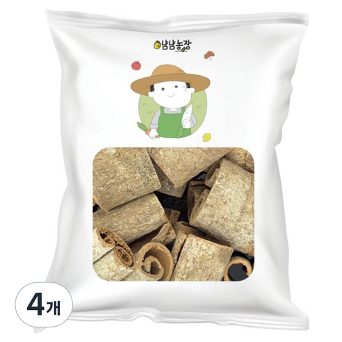 냠냠바다 냠냠농장 깊은향기 라운드 계피, 800g, 4개