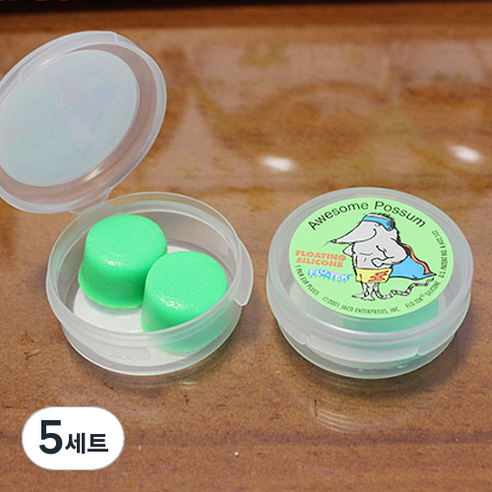 수영 귀마개 그린 2p, 5개