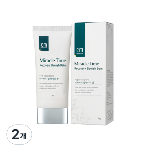 에버미라클 EM 미라클타임 리커버리 블레미쉬 밤(BB크림) 50g, 2개