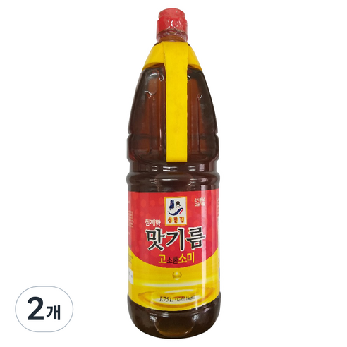 청은 참깨향 맛기름 고소미, 1.75L, 2개