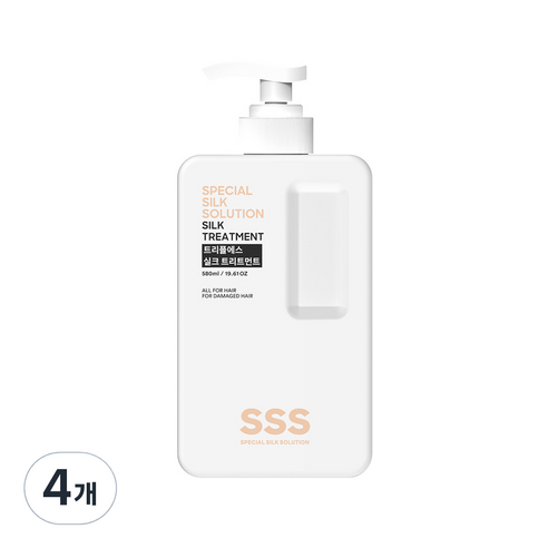 트리플에스 실크 트리트먼트, 580ml, 4개