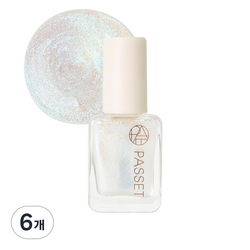 파셋 셀럽 네일컬러 폴리쉬 매니큐어 7ml, 오로라빔, 6개
