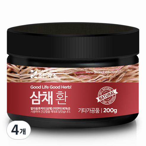 조은약초 프리미엄 삼채환, 200g, 4개
